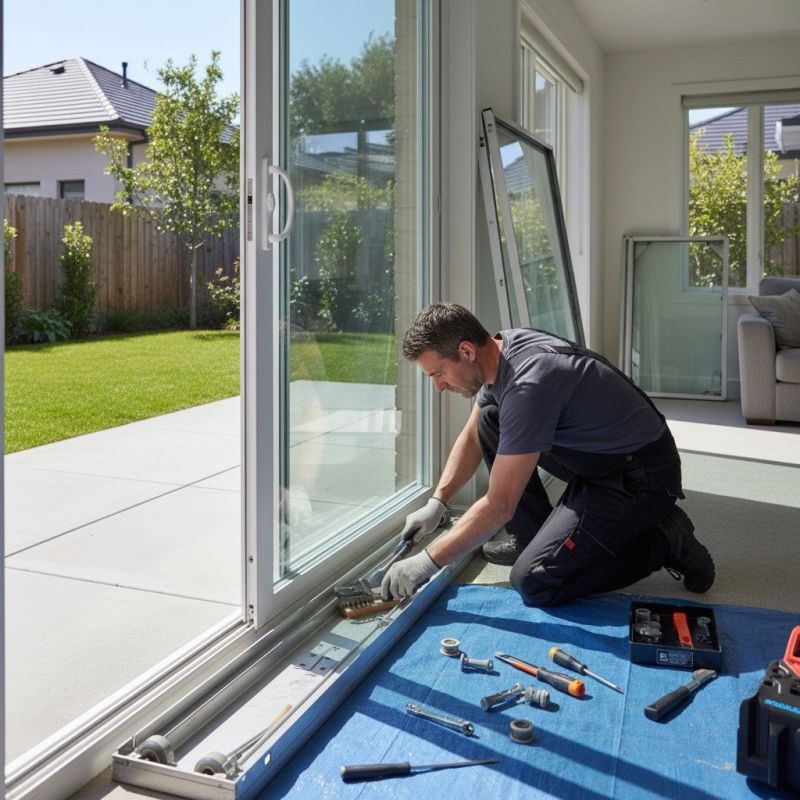 Sliding Door Track Repair in Olathe, KS